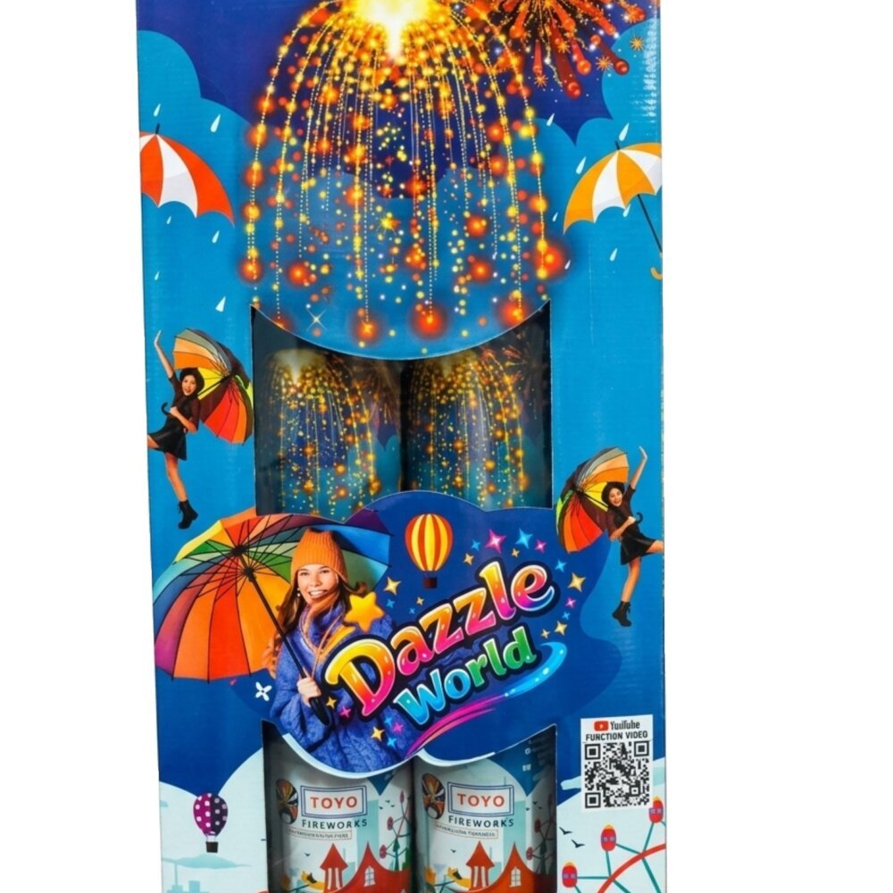 4" Dazzle World